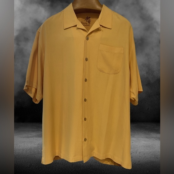 Tommy Bahama Other - Tommy Bahama Hawaiian 100% Silk Shirt Solid Men’s‎ Size XL.